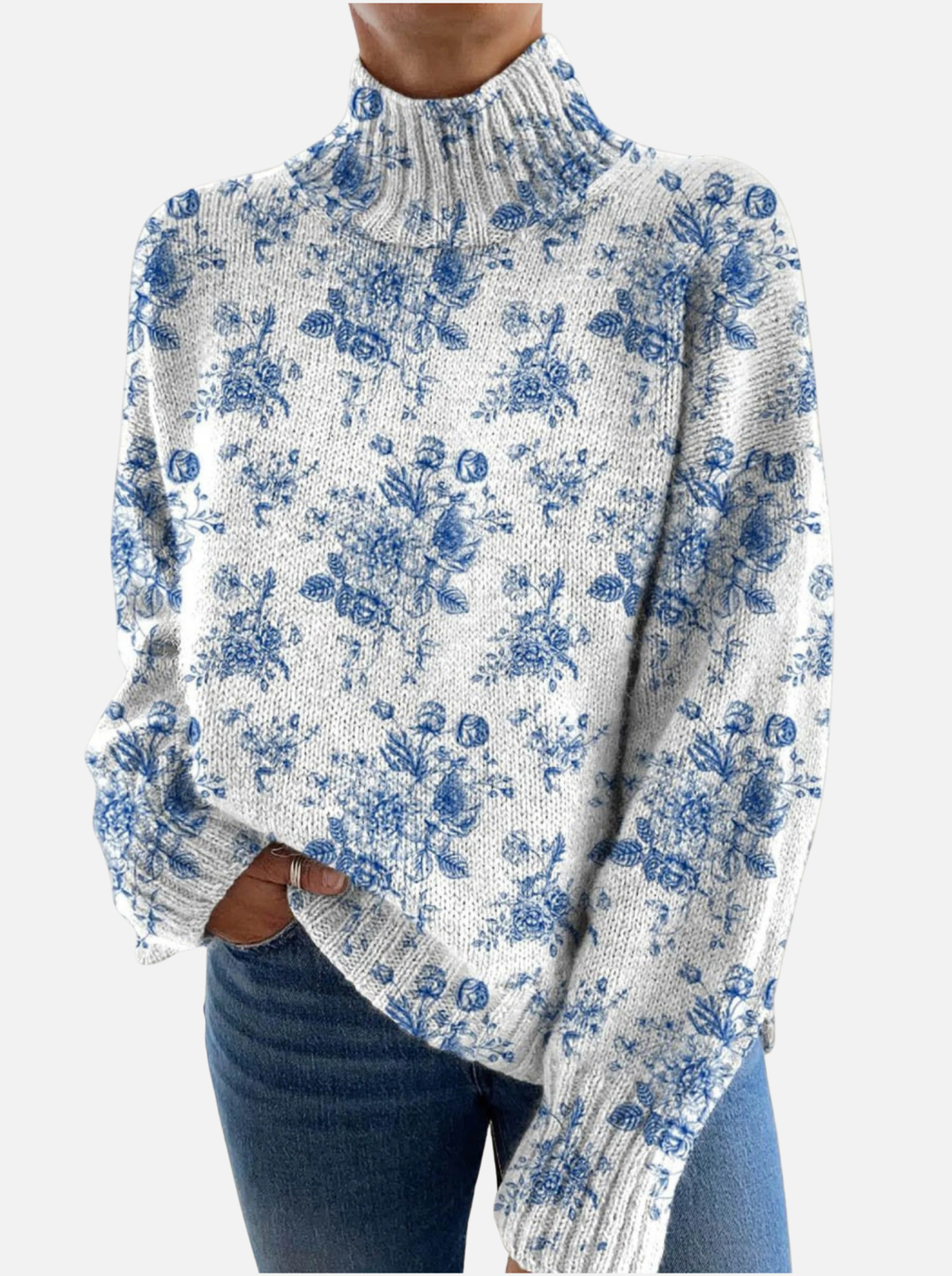 Aoibhriasc - Printed Multicolour Jumper | Elina Dublin