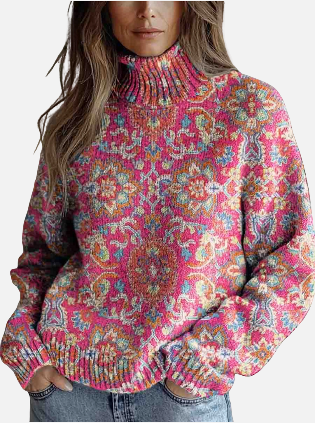 Muirriasc - Woven Multicolour Jumper | Elina Dublin