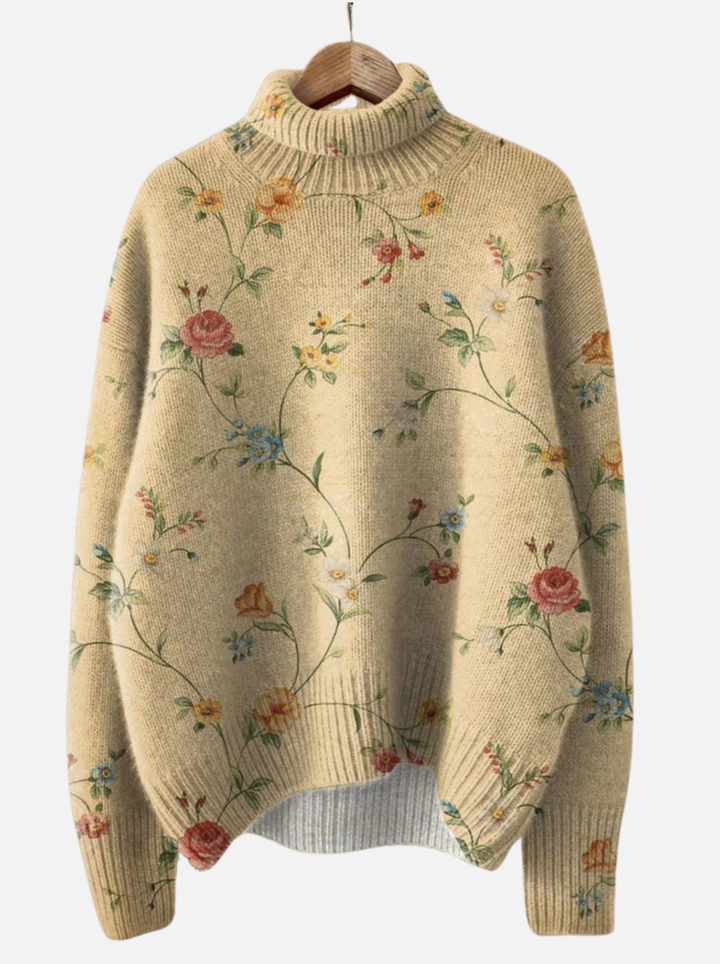 Ceathscolb - Artistic Multicolour Jumper | Elina Dublin