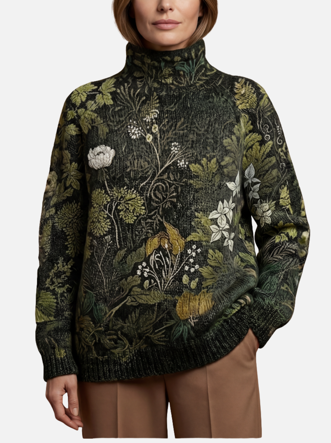 Fainthuaidh - Forest Green Jumper | Elina Dublin