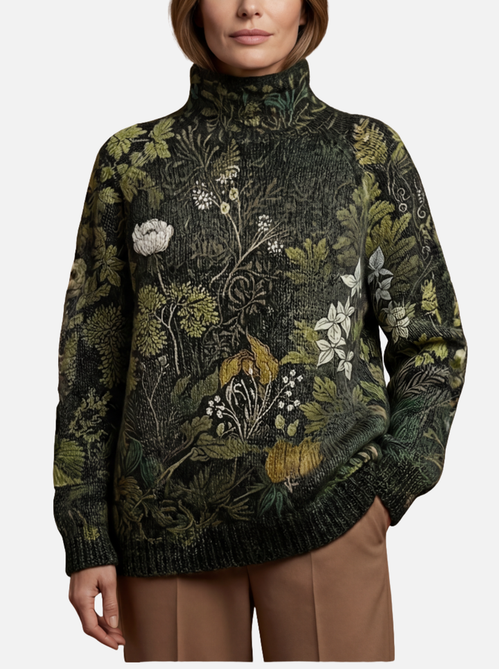 Fainthuaidh - Forest Green Jumper | Elina Dublin