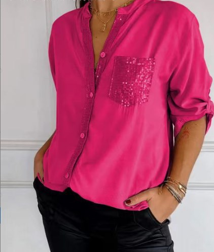 Marina™ — Elegant Top with Shimmering Details | Elina Dublin