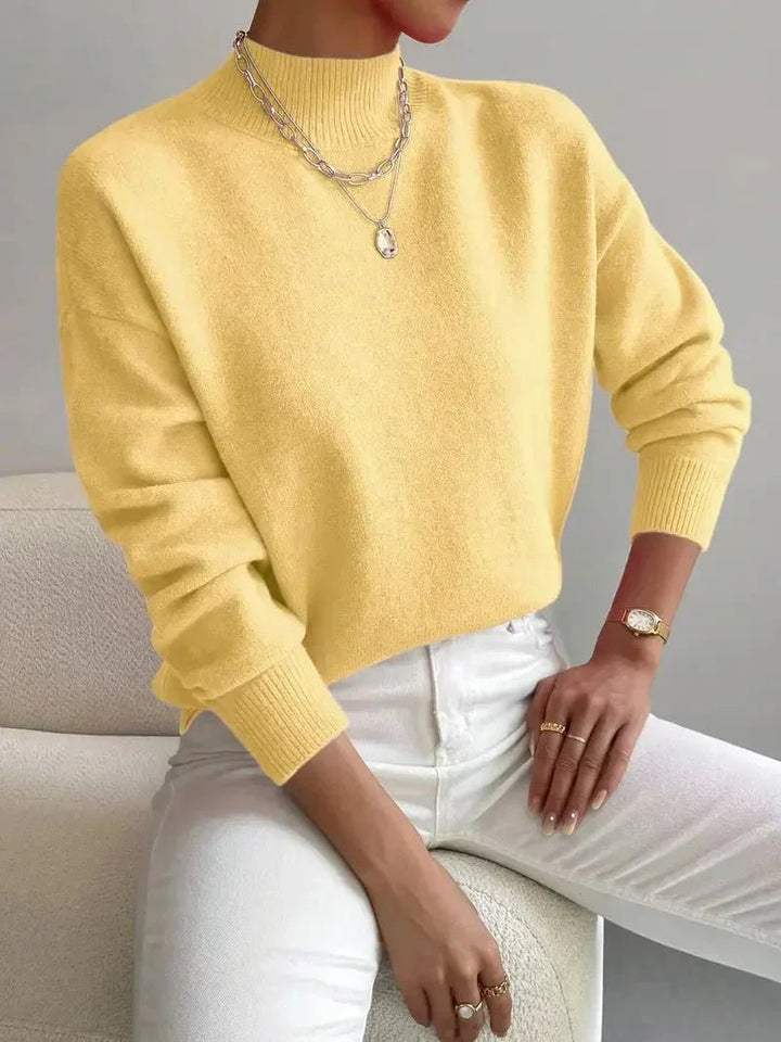 Sophie | Roll-Neck Jumper — Elina Dublin
