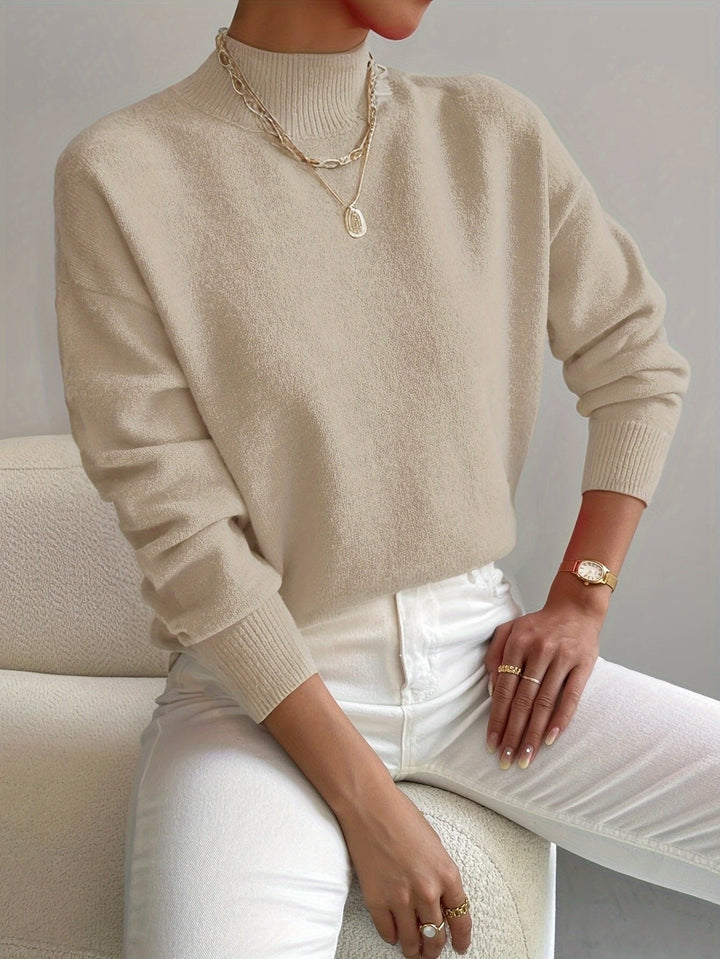 Sophie | Roll-Neck Jumper — Elina Dublin