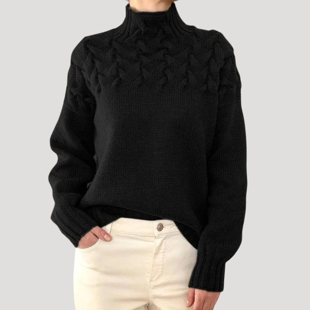 Mia | Roll-Neck Jumper — Elina Dublin