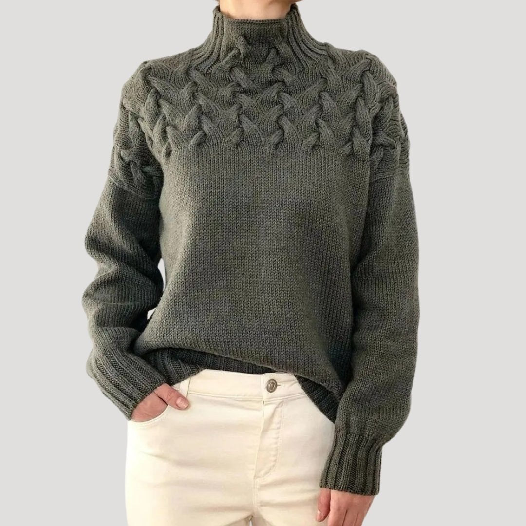 Mia | Roll-Neck Jumper — Elina Dublin