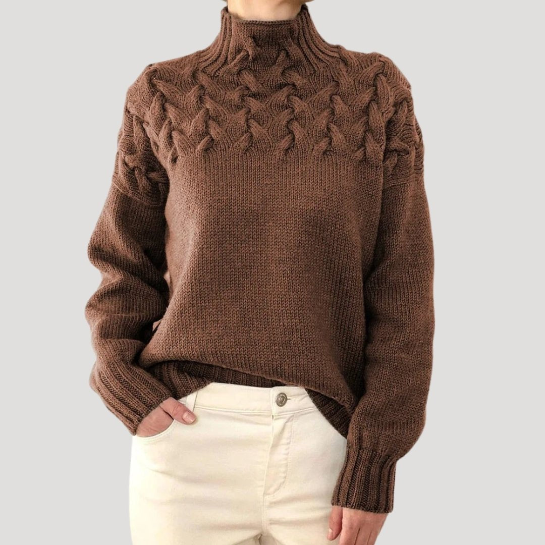 Mia | Roll-Neck Jumper — Elina Dublin