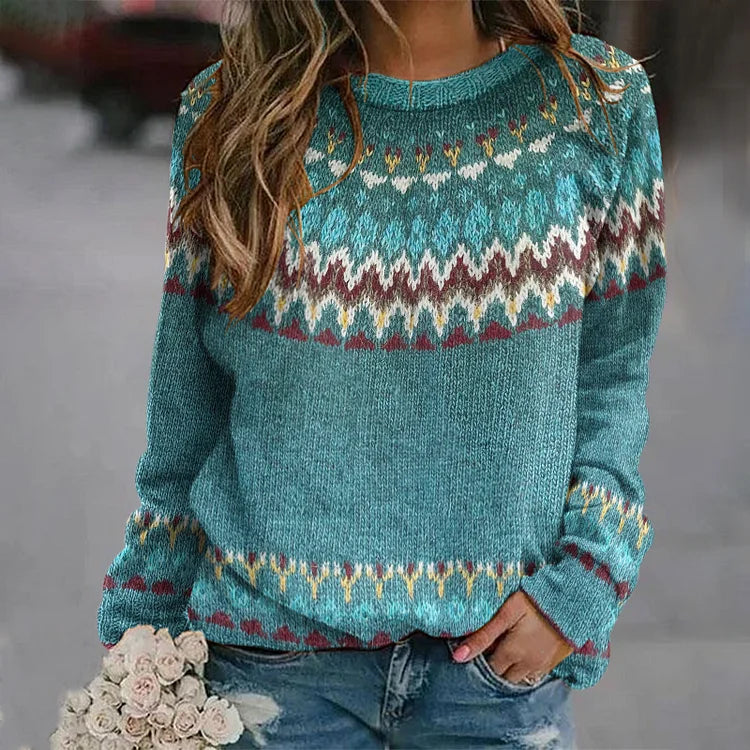 Sceirbhoth - Boho Wave Jumper | Elina Dublin