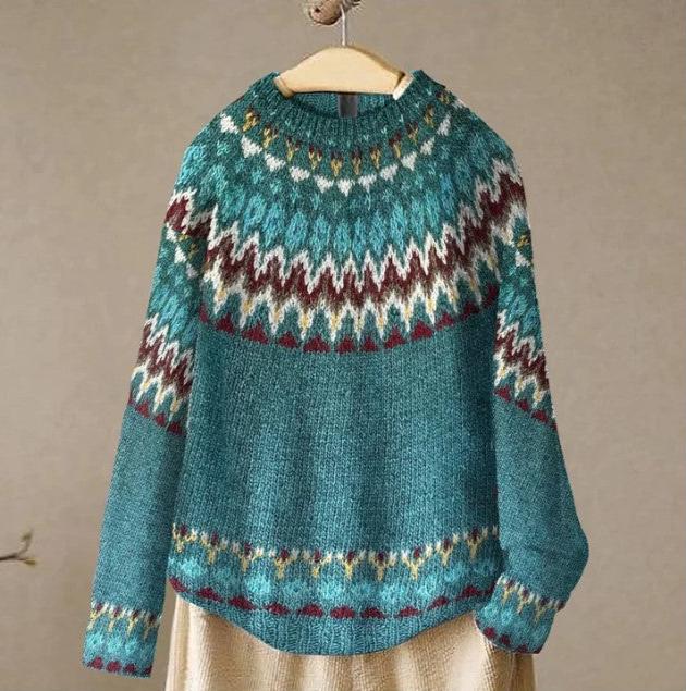 Sceirbhoth - Boho Wave Jumper | Elina Dublin