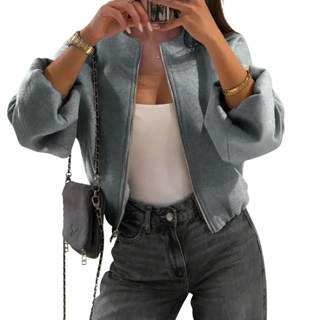 RYLAN™ – Sporty Zip-Up Pilot Jacket Coat | Elina Dublin