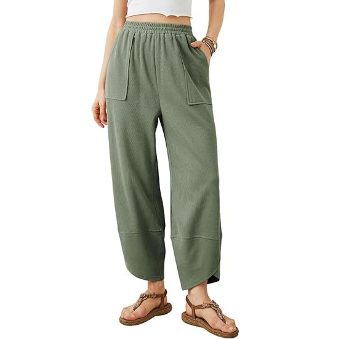 ZURI™ – Relaxed Wide Leg Palazzo Pants | Elina Dublin