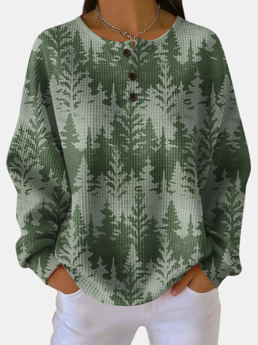 Inès - Classic Tree Print Sweatshirt | Elina Dublin