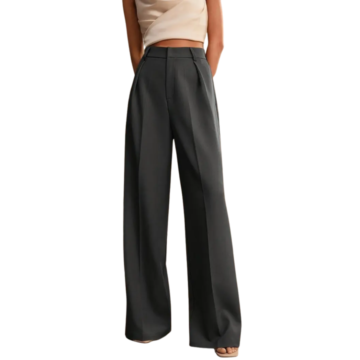 WREN™ – Relaxed High-Waist Wide Leg Trousers | Elina Dublin