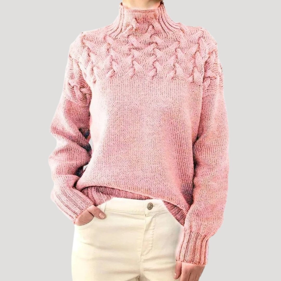 Sophia | Roll-Neck Jumper — Elina Dublin