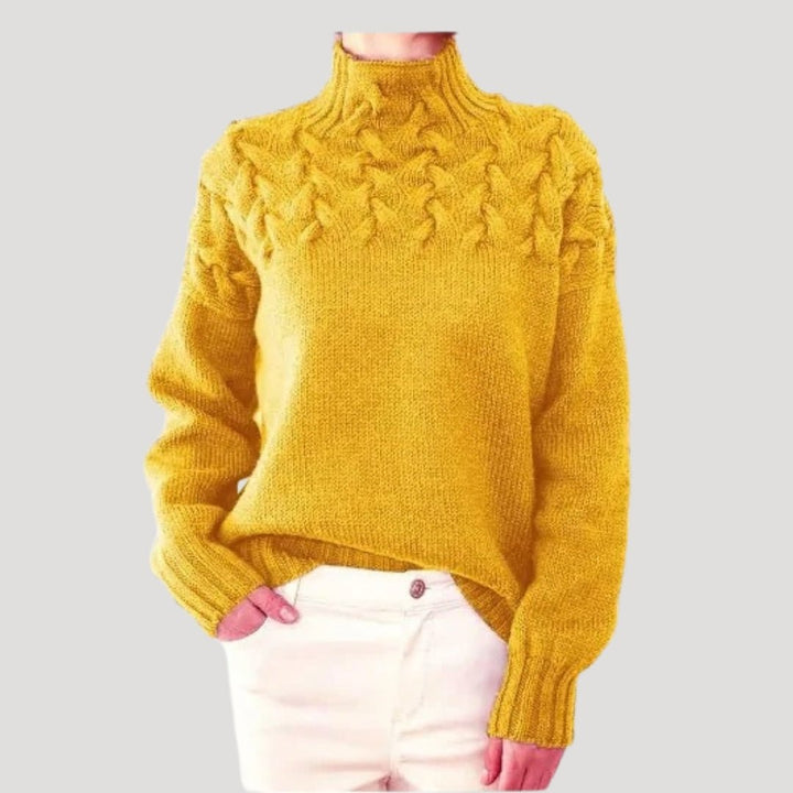 Sophia | Roll-Neck Jumper — Elina Dublin