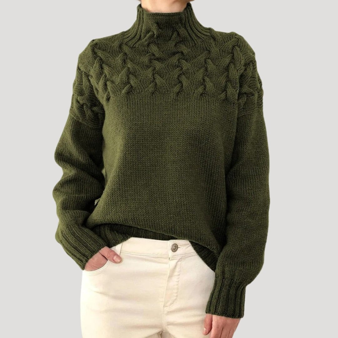 Sophia | Roll-Neck Jumper — Elina Dublin