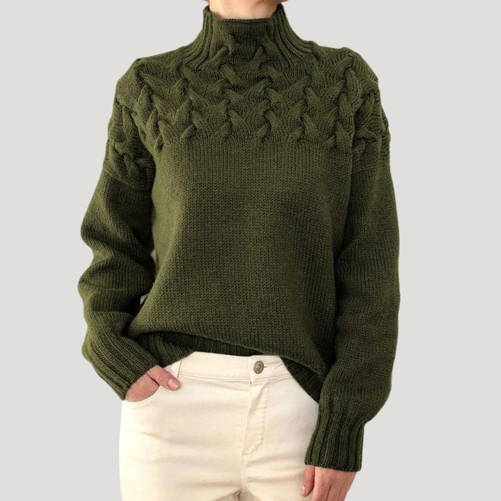 Sophia | Roll-Neck Jumper — Elina Dublin