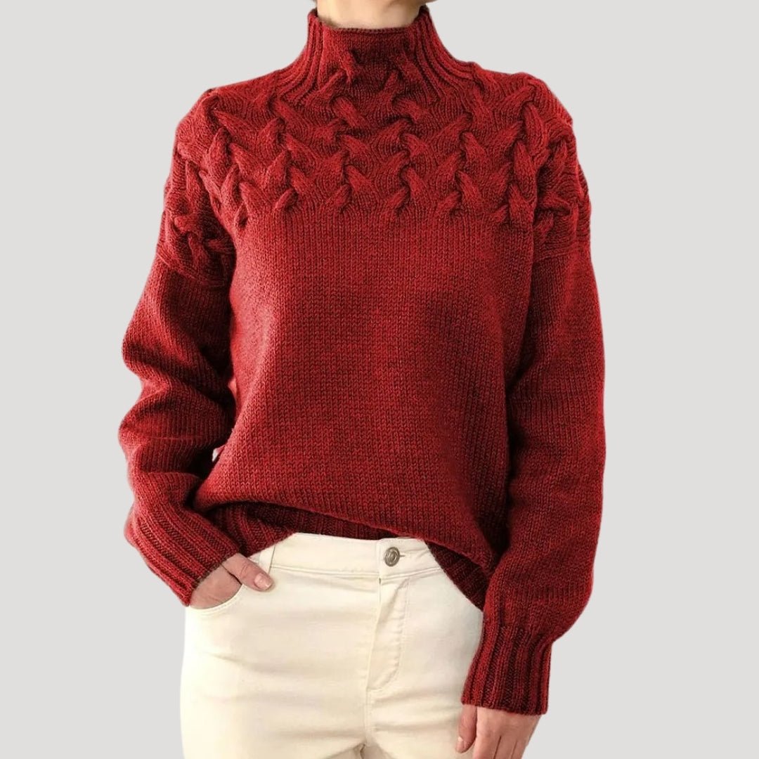 Sophia | Roll-Neck Jumper — Elina Dublin