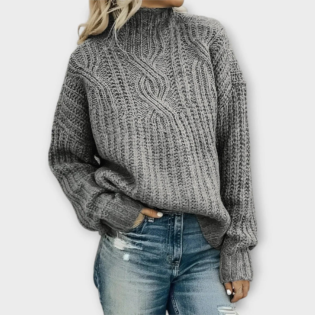 Anna | Roll-Neck Jumper — Elina Dublin