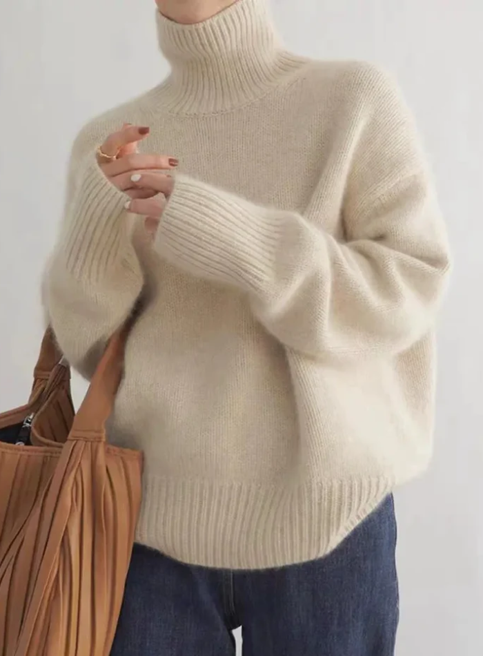 Sarah | Roll-Neck Jumper — Elina Dublin