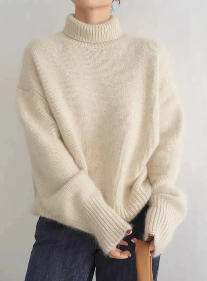 Sarah | Roll-Neck Jumper — Elina Dublin