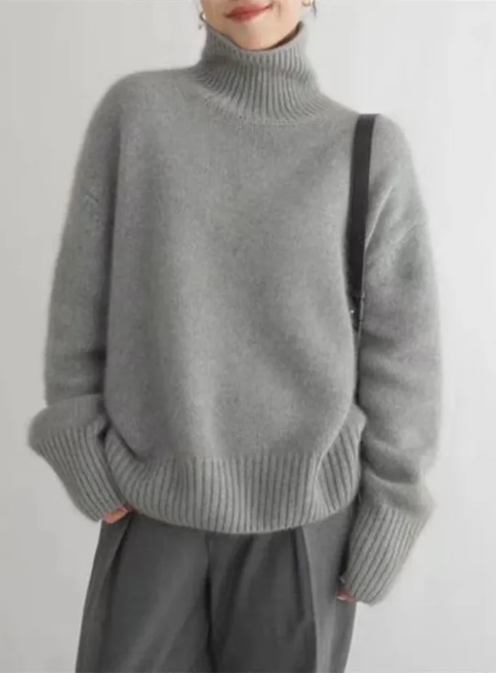 Sarah | Roll-Neck Jumper — Elina Dublin