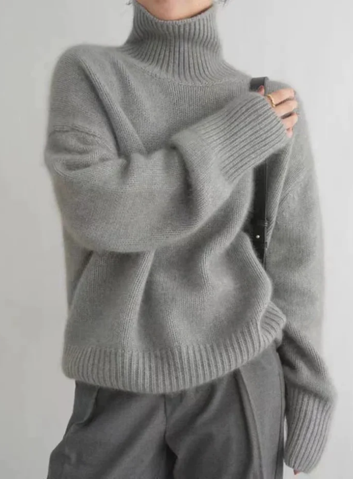 Sarah | Roll-Neck Jumper — Elina Dublin