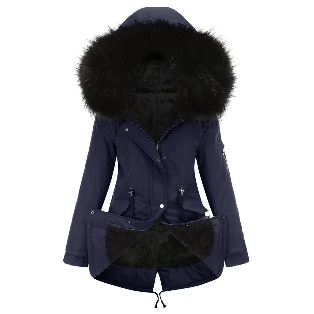 MARINA™ | Warm Velvet-Trimmed Parka | Elina Dublin