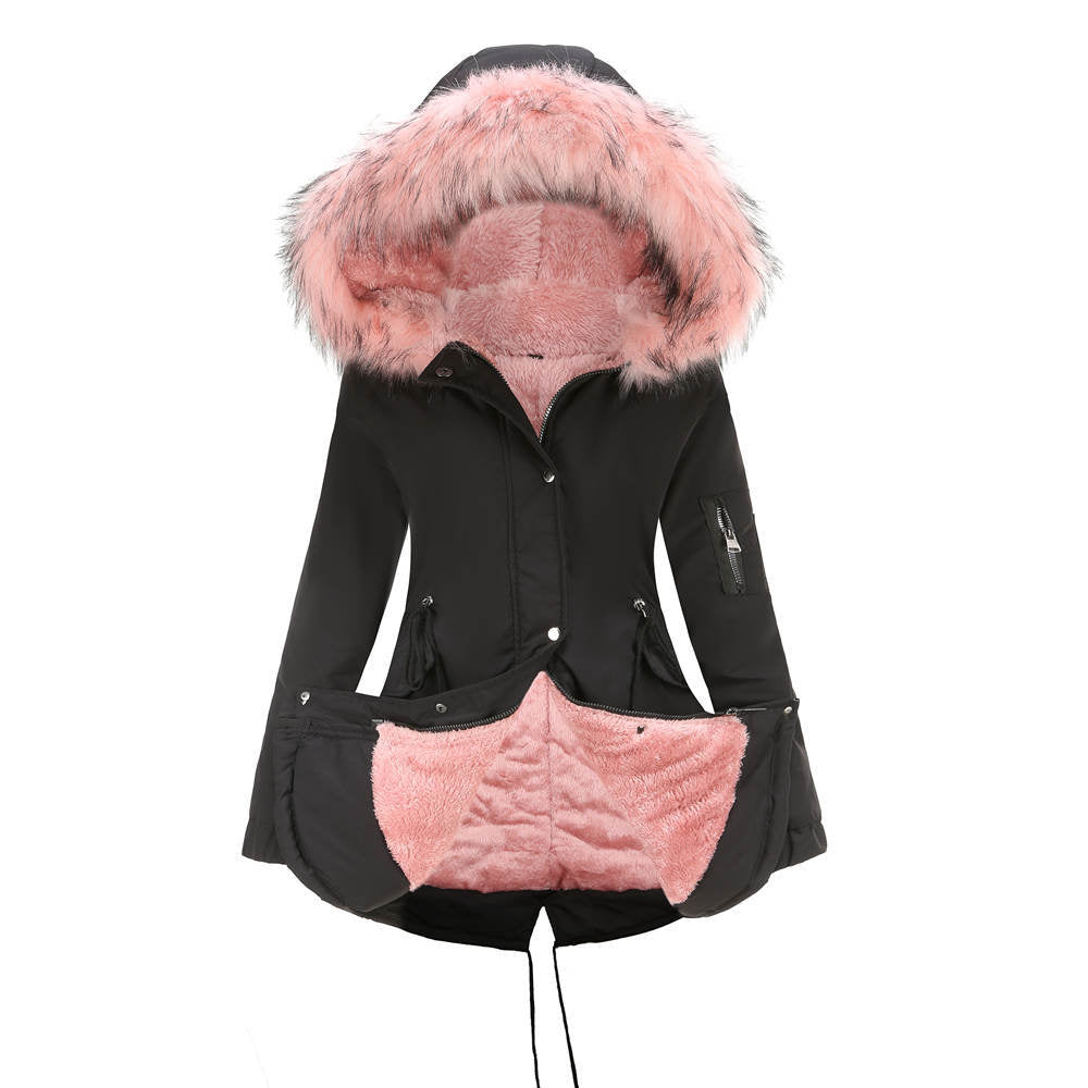 MARINA™ | Warm Velvet-Trimmed Parka | Elina Dublin