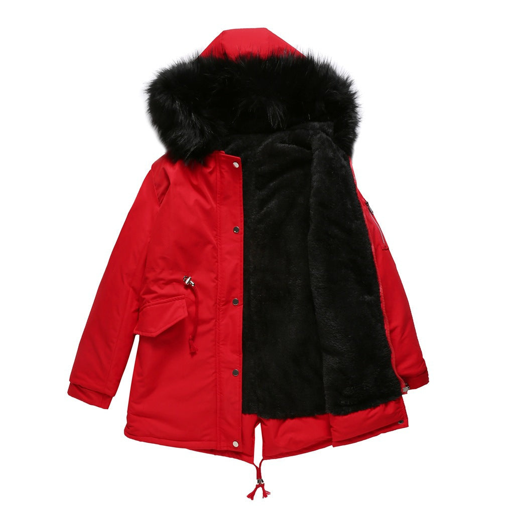 MARINA™ | Warm Velvet-Trimmed Parka | Elina Dublin
