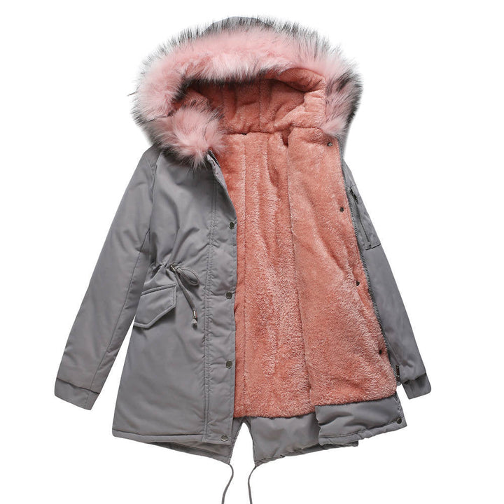 MARINA™ | Warm Velvet-Trimmed Parka | Elina Dublin