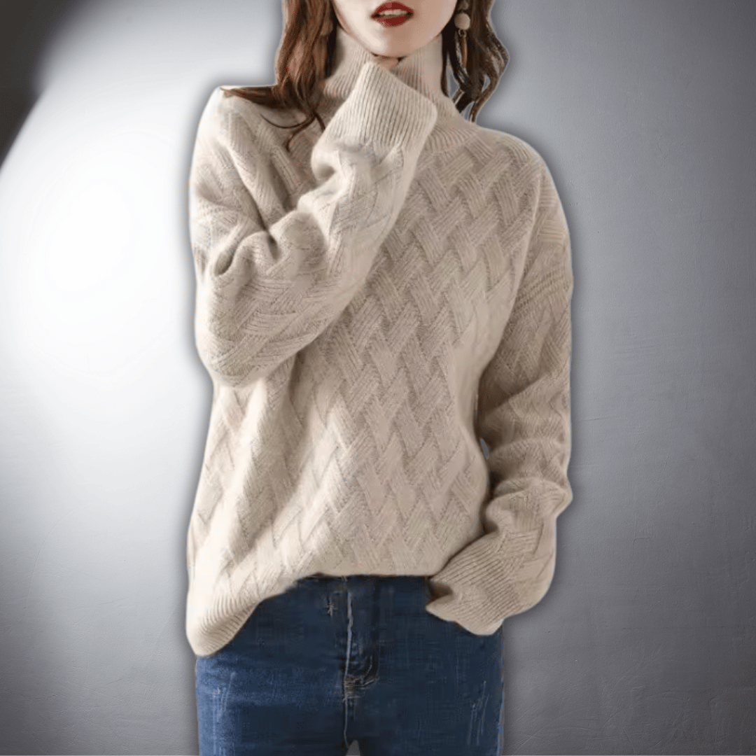 Alice | Roll-Neck Jumper — Elina Dublin