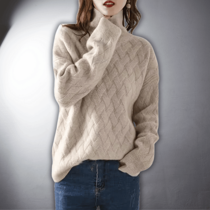 Alice | Roll-Neck Jumper — Elina Dublin