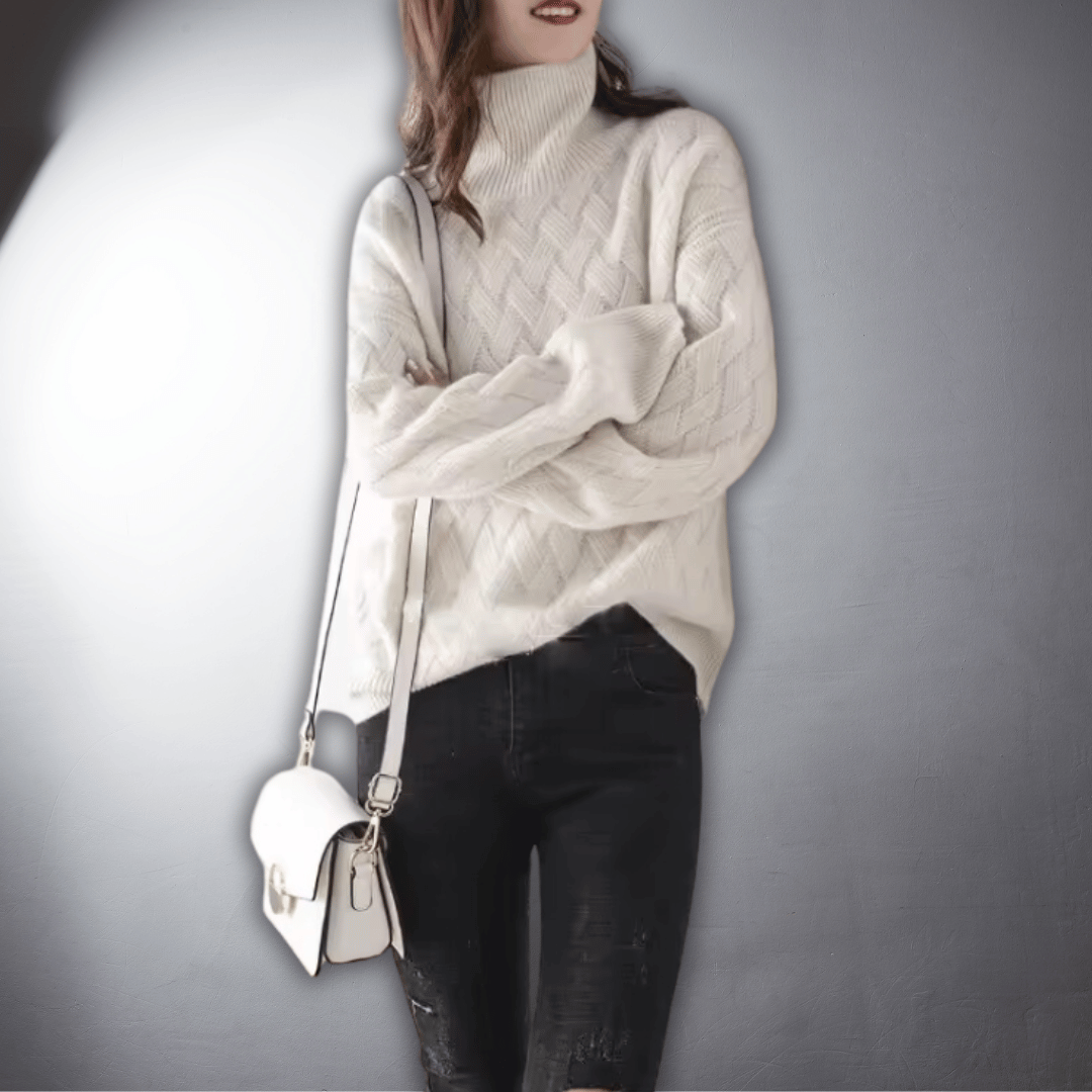 Alice | Roll-Neck Jumper — Elina Dublin