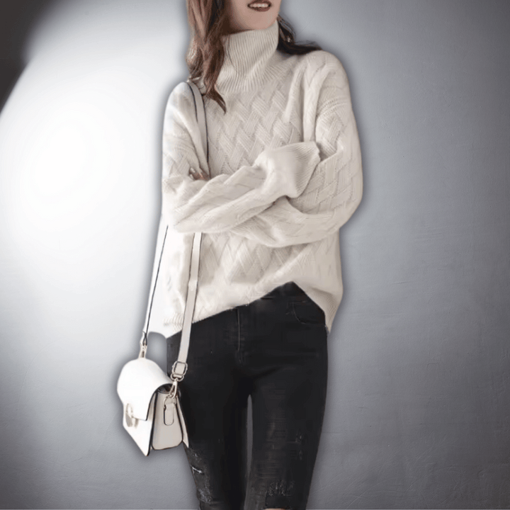 Alice | Roll-Neck Jumper — Elina Dublin