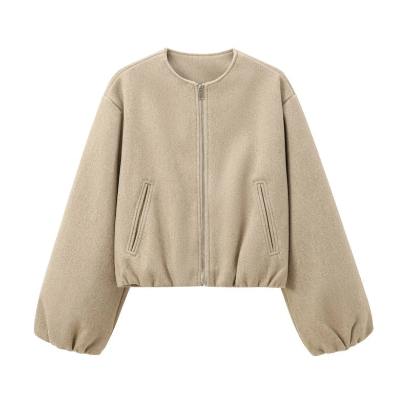 ARMINDA™ – Casual Balloon Sleeve Jacket | Elina Dublin