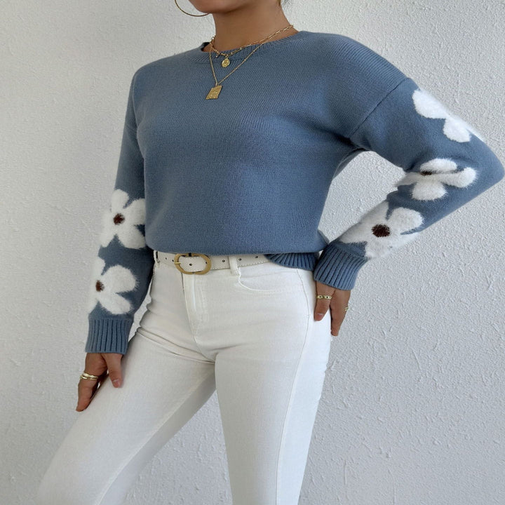 Ceanlinn - Floral Roundneck Sweater | Elina Dublin