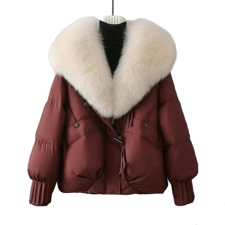 ELIZA™ - Winter Short Fur Collar  Jacket | Elina Dublin