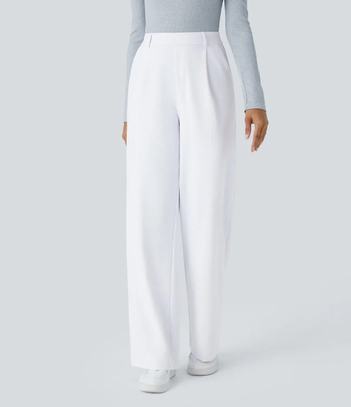 MONAH™ - Casual Wide Leg Minimalist Trouser | Elina Dublin