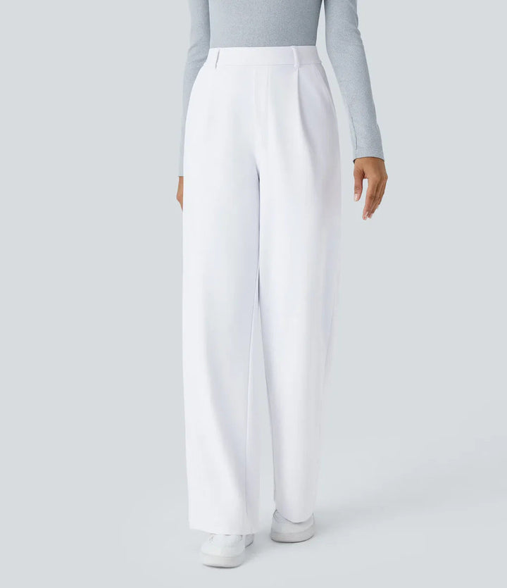 CHARMIE™ - Casual High Waist Straight Leg Pants | Elina Dublin