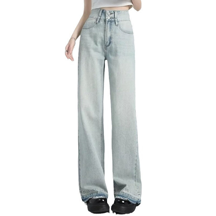 MAVINA™ – Summer Loose Fit Hem Jeans | Elina Dublin