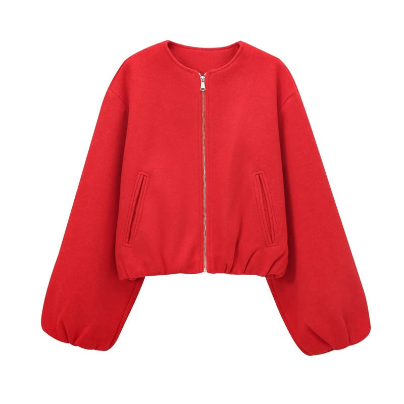 ARMINDA™ – Casual Balloon Sleeve Jacket | Elina Dublin