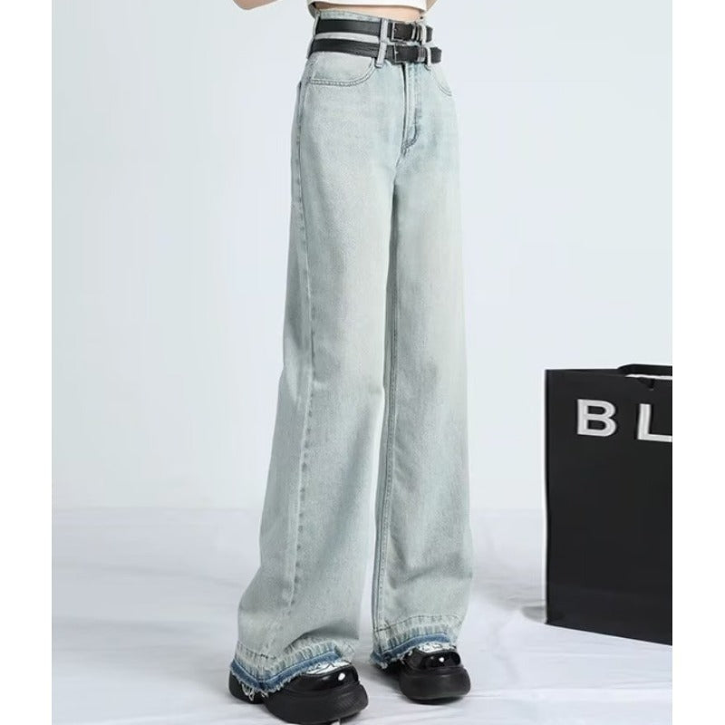 MAVINA™ – Summer Loose Fit Hem Jeans | Elina Dublin