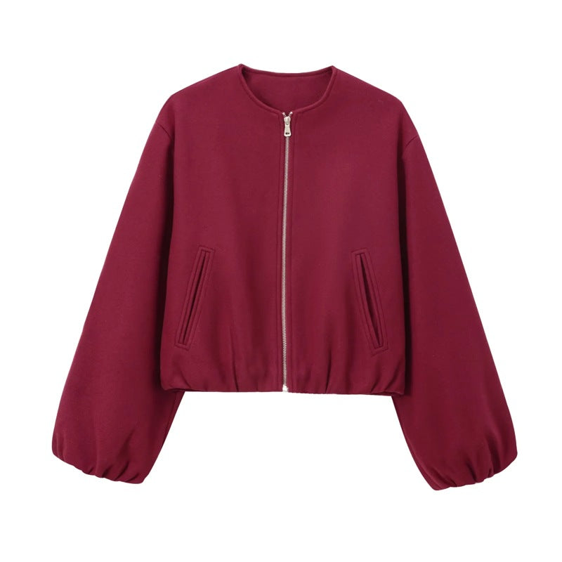 ARMINDA™ – Casual Balloon Sleeve Jacket | Elina Dublin