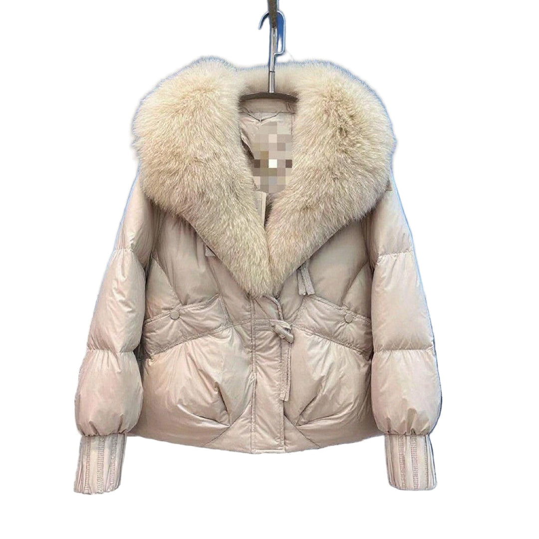 ELIZA™ - Winter Short Fur Collar  Jacket | Elina Dublin