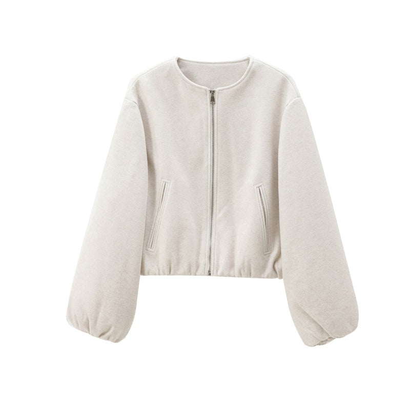 ARMINDA™ – Casual Balloon Sleeve Jacket | Elina Dublin