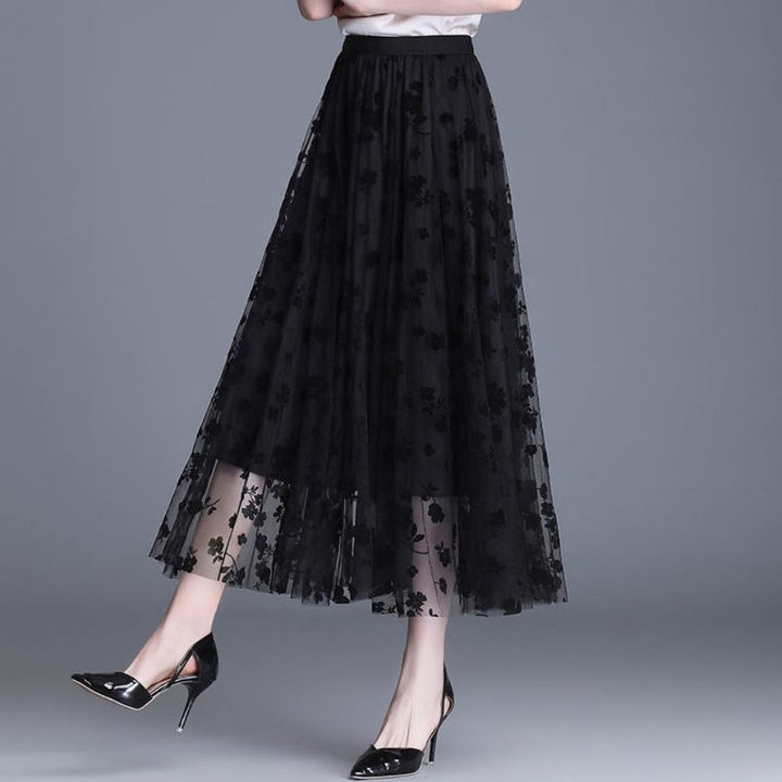 ADELINE™ – Chic Floral Midi Skirt | Elina Dublin