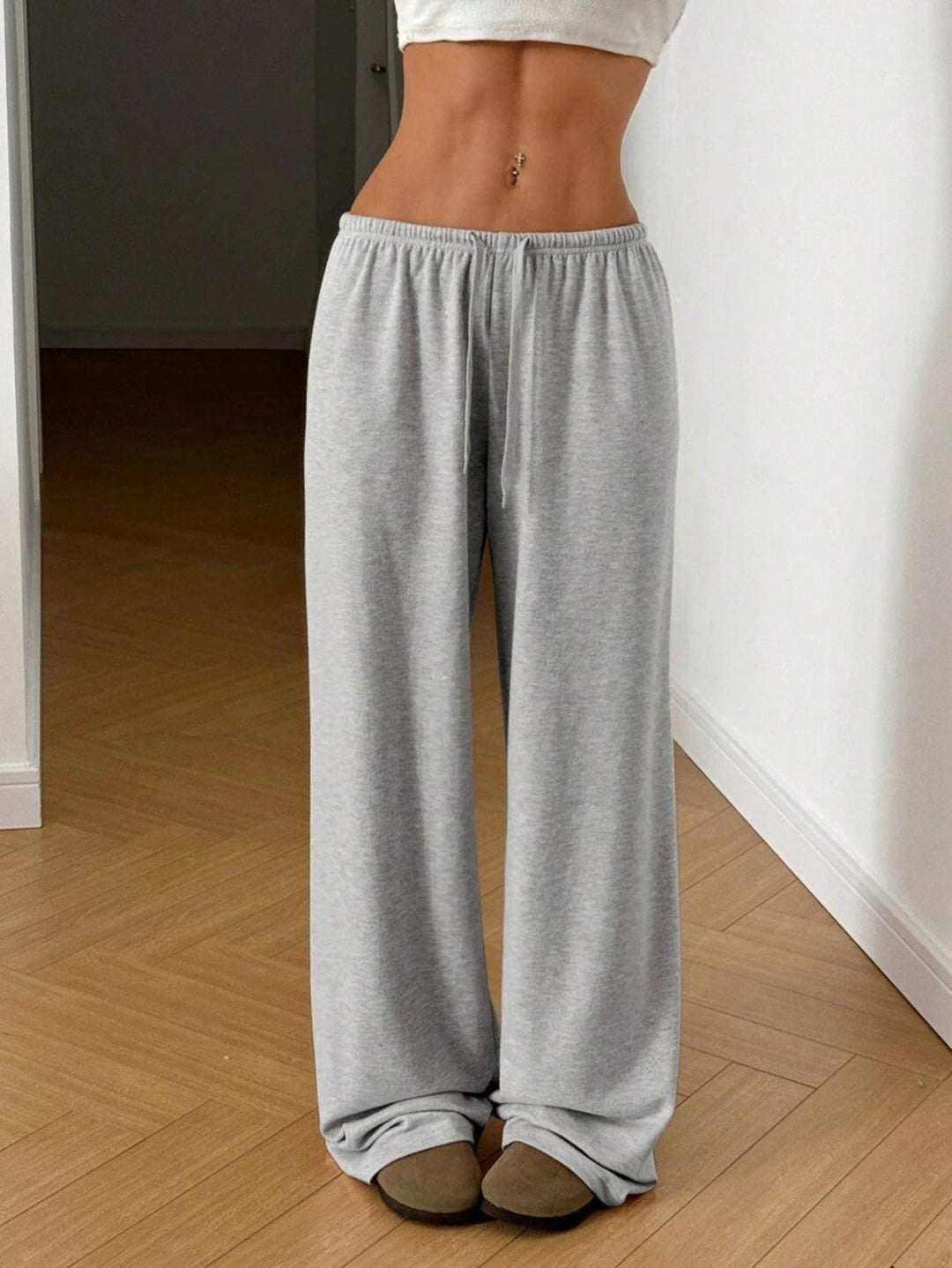 QOVELA™ - Casual Adjustable String Wide Leg Pants | Elina Dublin
