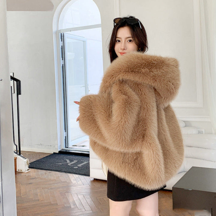 STELLA™ - Comfy Hooded Long Sleeve Faux Coat | Elina Dublin