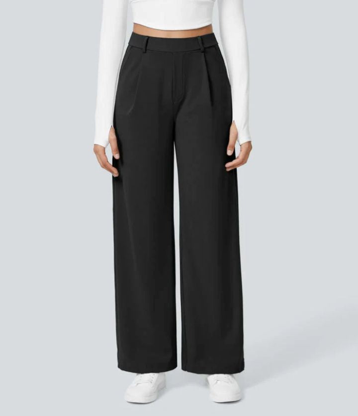 CHARMIE™ - Casual High Waist Straight Leg Pants | Elina Dublin